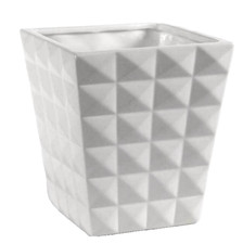 VASO IN CERAMICA QUADRATO