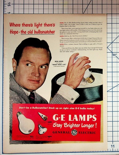 Bob hope lampade - bob, g-e