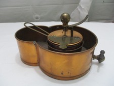 Antica pentola rame e ottone