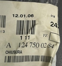 Serratura posteriore w124 - serratura,