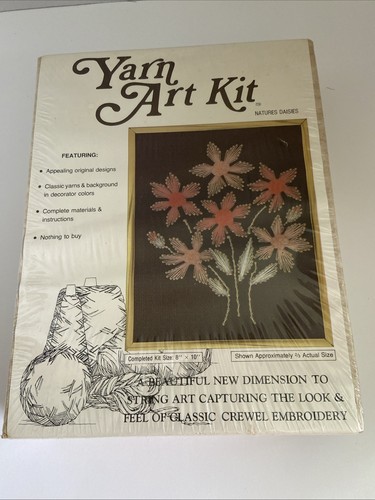Vintage yarn art - vintage, kit