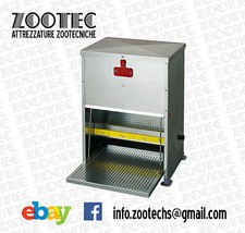 MANGIATOIA POLLI PER GALLINE AUTOMATICA ANTISPRECO ANTITOPI 17 LITRI IN LAMIERA