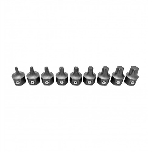 Stubby torx bit - 9, pc.