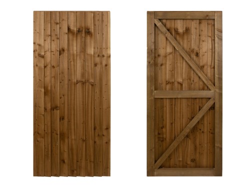 Cancello laterale legno - laterale,