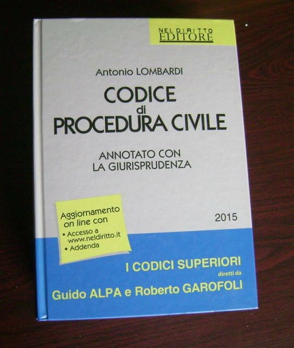 Codice procedura civile - codice,