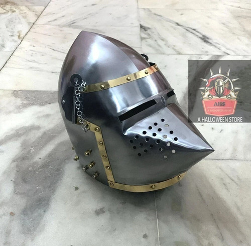 Medieval gift combat bascinet - gift,