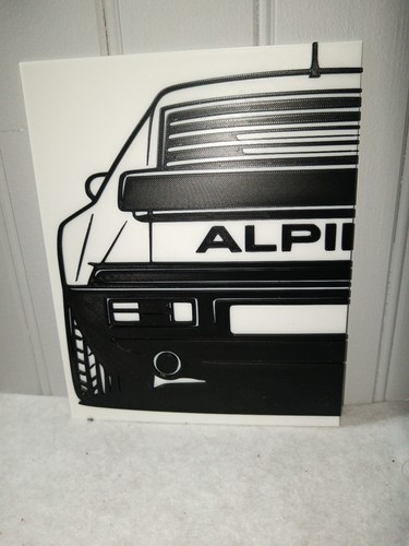 Alpine renault a310 wall - wall, art