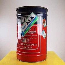 Bidone latta vintage amaro - bidone,