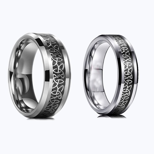 Anello 6mm 8mm celtico donna - 6mm,