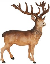 SCULTURA CERVO CM 13 SCOLPITA