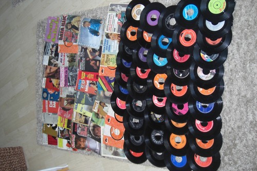 80stück vinyl singles 45 - -,