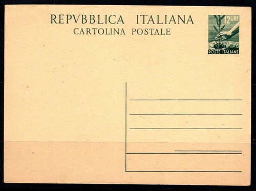 Italia repubblica 1948 intero - italia,