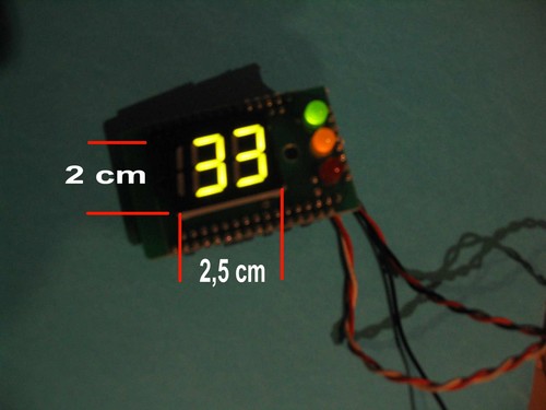 Case speed digit indicator - case,