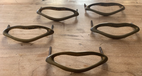 Maniglie vintage ottone per - vintage,