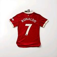 Adidas T-Shirt Manchester United Ronaldo #7 Jersey 2021/22 Official Shirt 