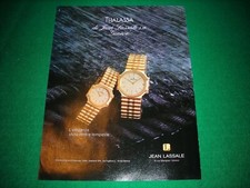 JEAN LASSALE OROLOGI 1985 pubblicità/advertising/werbung