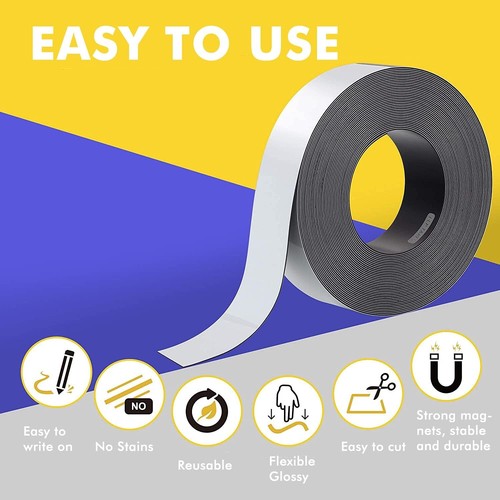 Nastro magnetico adesivo