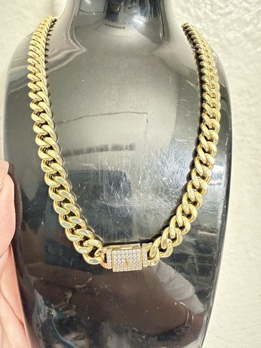 Collana catena maglia cubana