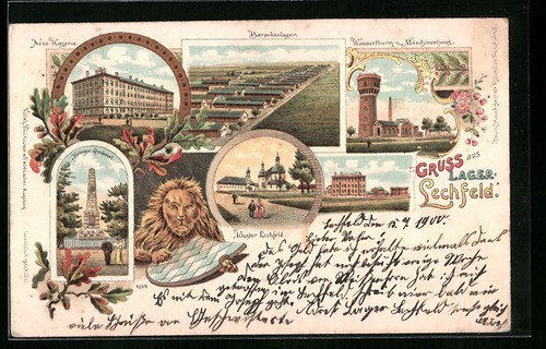 Litografia lager lechfeld - lager,