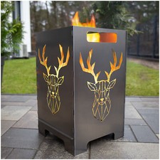 Bidone fuoco braciere cestello