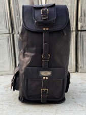 Zaino Borsone Vintage In Pelle