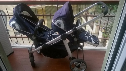Passeggino gemellare brevi ovo - passeggino,