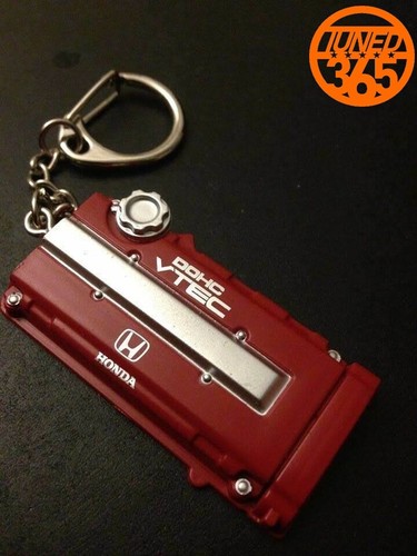 Honda b16 b18 keyring red - honda,