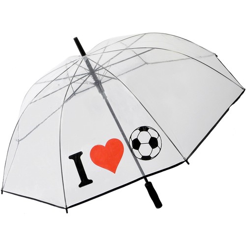 Ombrello trasparente calcio - ombrello,