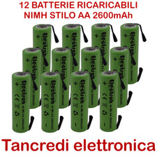 12 Pila Batteria ricaricabile