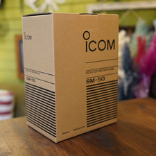 Microfono dinamico con supporto da tavolo ICOM SM-50 con interruttore...