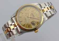 TUDOR Prince Date Automatic - 74033 - Quadrante lino dorato - 2005 ca.