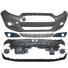 Set Paraurti Anteriore Primer+Nebbia+Accessori per Ford, Fiesta 6 CB1