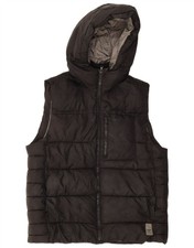 Gilet imbottito con cappuccio