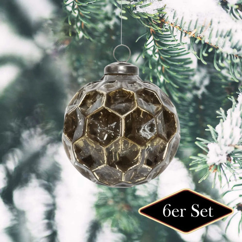 Pallina natale ottone - di,