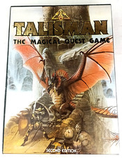 Talisman The Magical Quest Gioco 2° Edizione COMPLETO Dragons Sorcery 1985 In Scatola