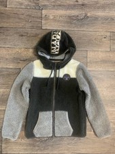 Napapijri teddy pile giacca felpa donna Gorpcore taglia M