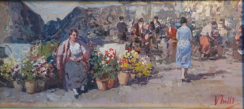 Vincenzo irolli olio su - irolli-,