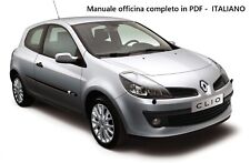 Manuale officina completo Renault clio III 1.2 16V / 1.5 CDi in Italiano PDF