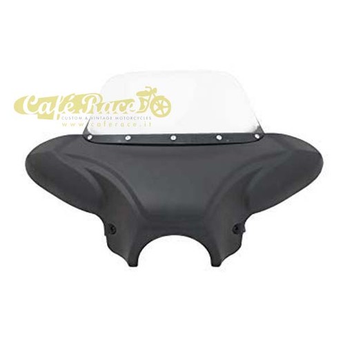Batwing nero opaco - , con