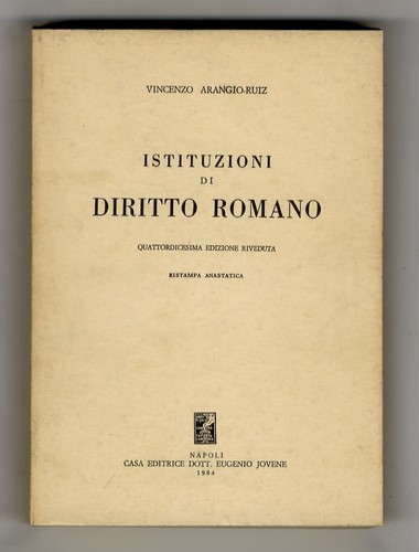 Istituzioni diritto romano - istituzioni,