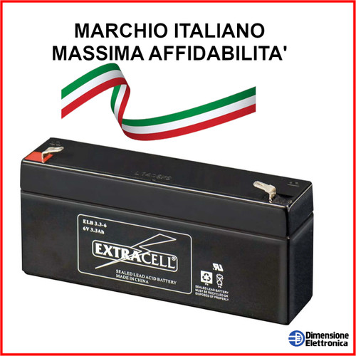Batteria 2a piombo - 3,2a,
