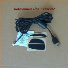 Logitech G9 G9X Kit di riparazione topi: cavo mouse USB/linea e piedi mouse/pattino