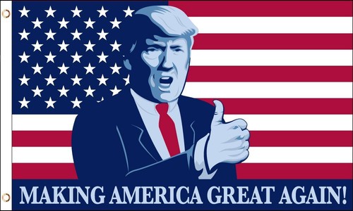 Bandiera donald trump - donald,