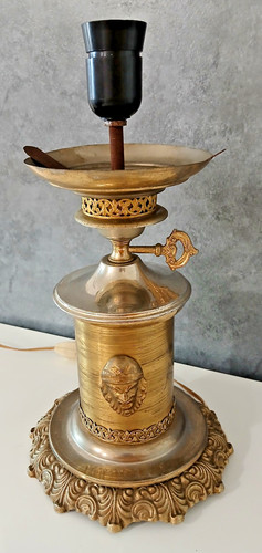 Antica lampada tavolo in - lampada,