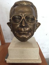 ANDREOTTI GIULIO bronzo testa grandezza naturale