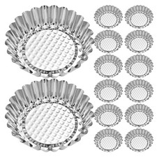  20 Pcs Stampi Di Crostate Uova Formine Per Crostatine Trinda Pane