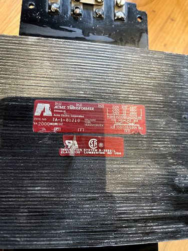 Acme 81219 2000va - acme,