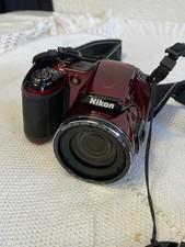 Nikon Coolpix L820 Rosso 16MP 30x Zoom HD con SD 16GB, Box, Cavi, Batterie