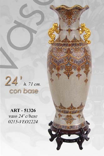 Vaso cinese tavolo terra - vaso,