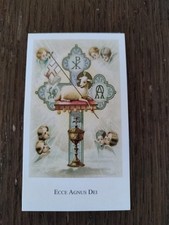 Ecce Agnus Dei, Holy Card, Paco 30